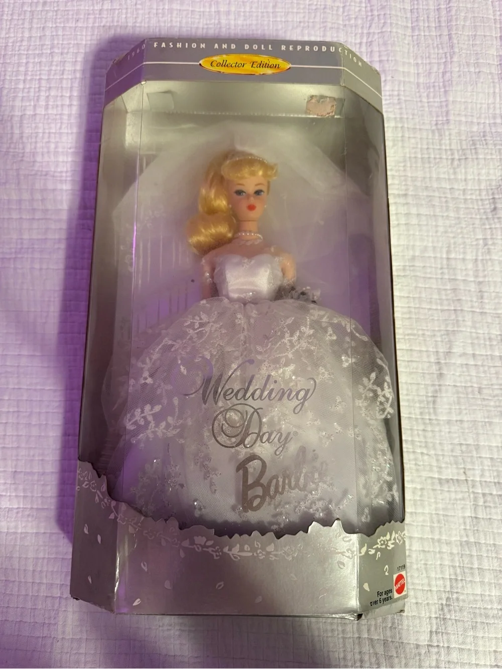 Barbie Wedding Day Collector Edition Fashion Doll 17119 1996 NRFB Blonde Mattel
